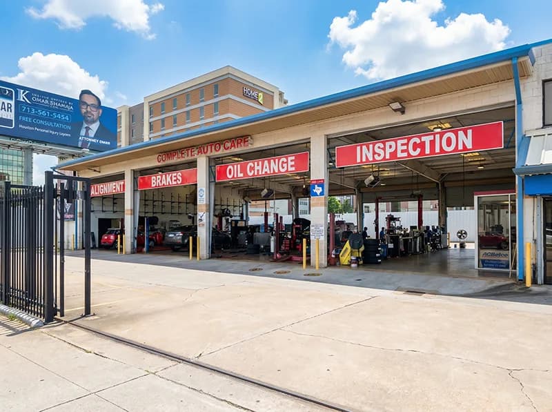 Uptown Car Care Center shop exterior Houston